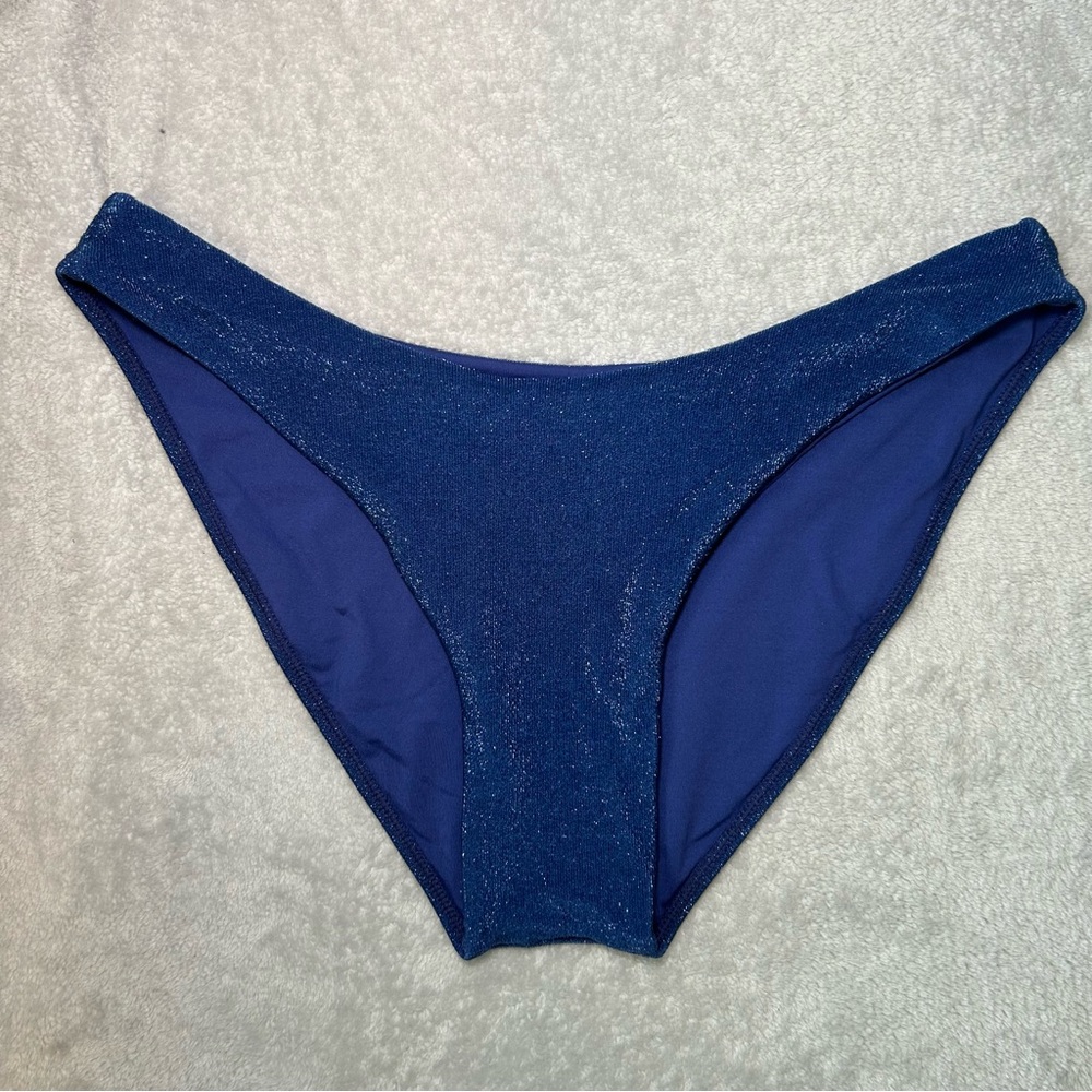 Monday Swimwear Sparkle Royal Blue Bikini Bottom